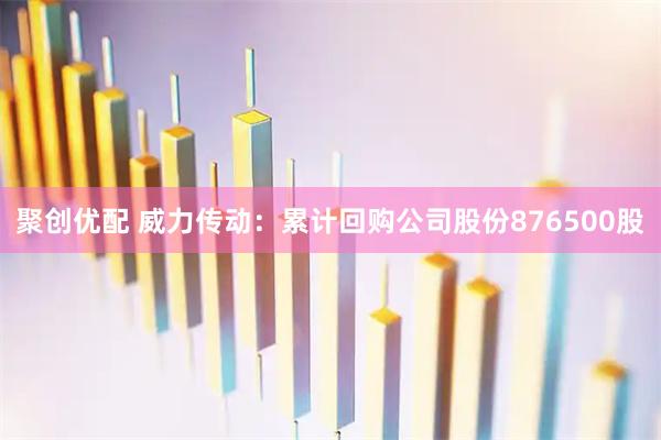聚创优配 威力传动：累计回购公司股份876500股