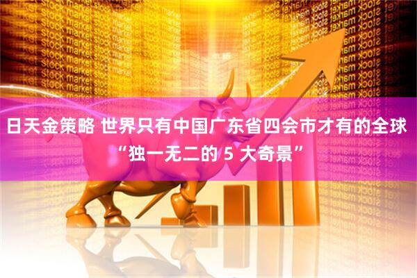 日天金策略 世界只有中国广东省四会市才有的全球 “独一无二的 5 大奇景”